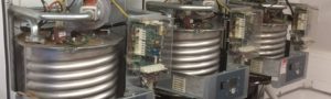 Sound Heating Commercial Boiler Servicing - Plant Room With Boiler Covers Off Photo